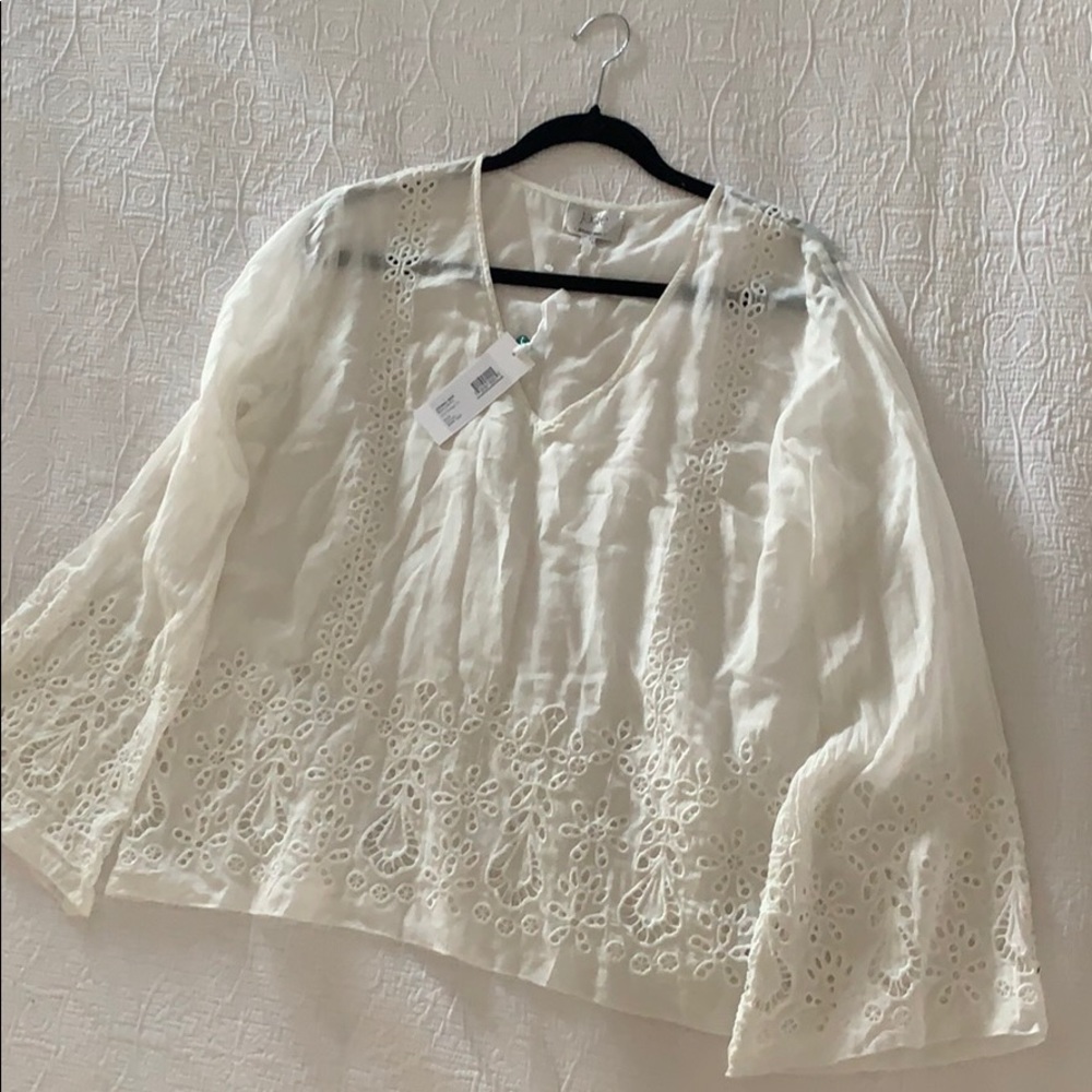 NWT Johnny Was Eyelet Blouse
